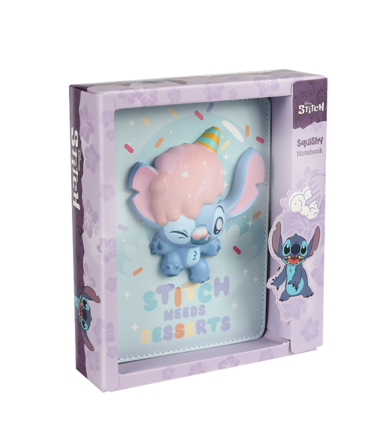 Patio, Lilo i Stitch, notes 3D, B6, squishy, wzór 2, 1 szt.