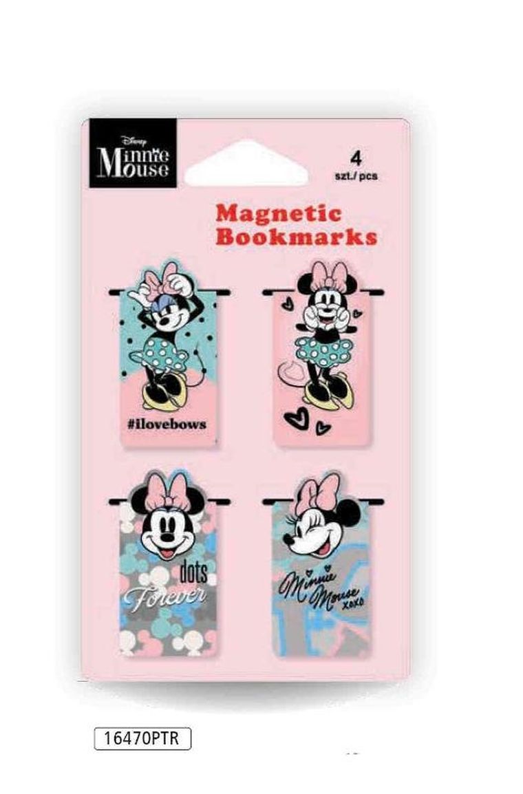 Patio, Myszka Minnie, zakładka magnetyczna do książki, 4 szt.