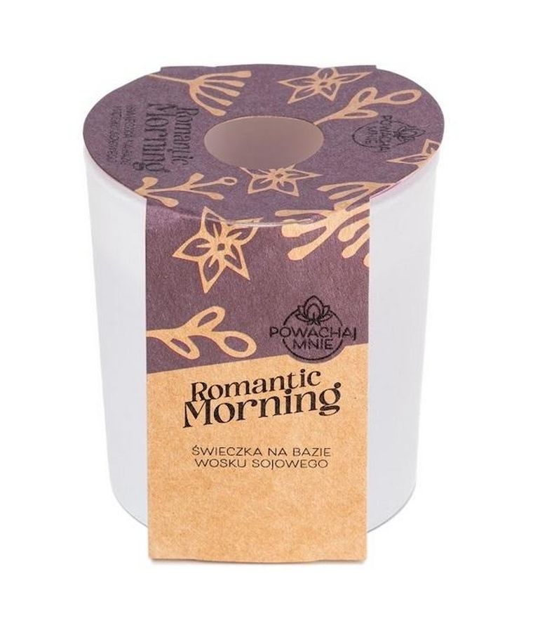 Pavoncella, świeczka sojowa, Powąchaj Mnie Romantic Morning, biała