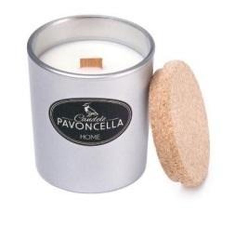 Pavoncella, świeczka świąteczna, Apple Pie with Cinnamon, 170g