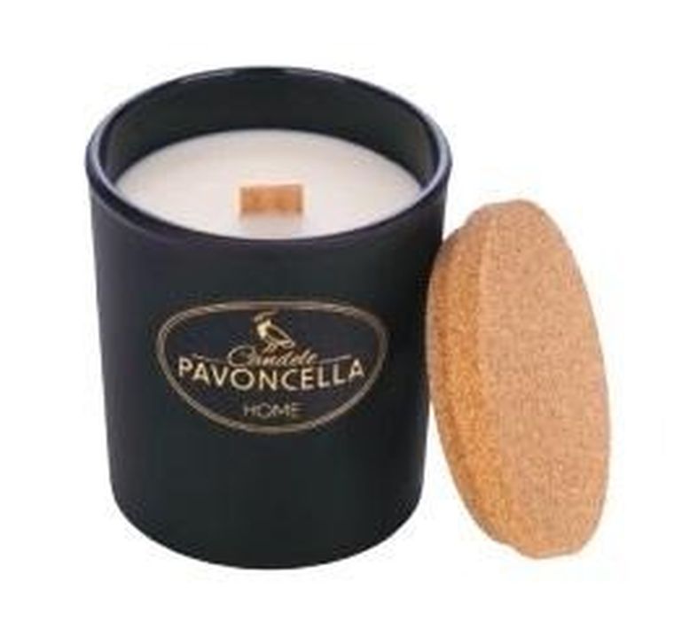 Pavoncella, świeczka świąteczna, Orange with spices, 170g