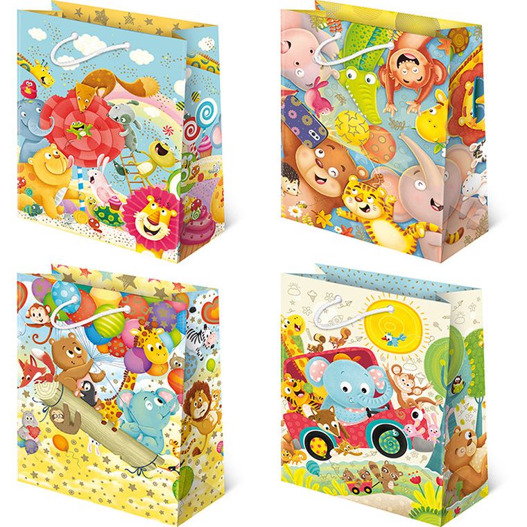 Paw, torebki ozdobne, dzieci, 10 szt.