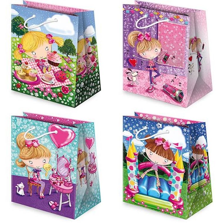 Paw, torebki ozdobne, dzieci dziewczynki, 5 szt.