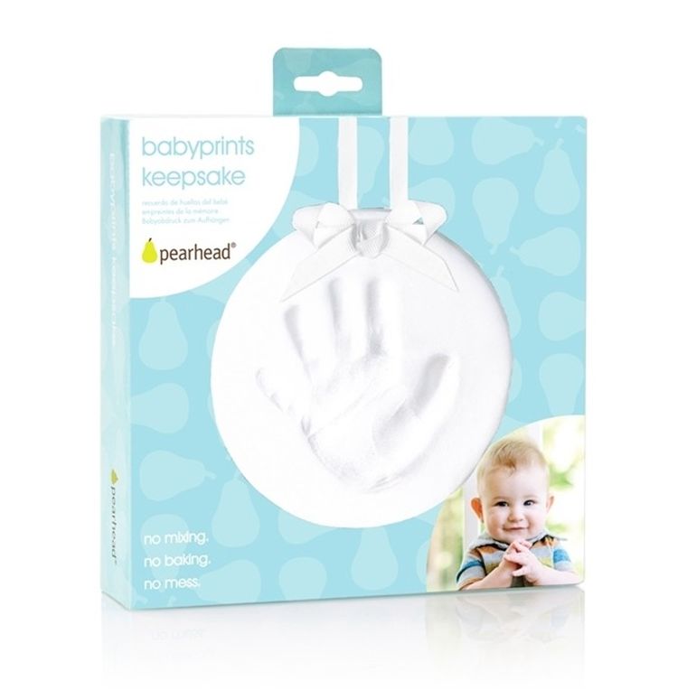 Pearhead, odcisk rączki, zawieszka, biała