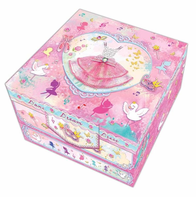 Pecoware, szkatułka z akcesoriami, Sukienka Baletnicy