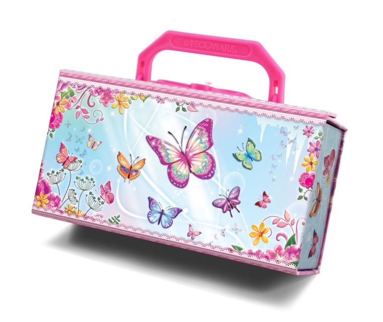 Pecoware, szkatułka z biżuterią, motylki 2