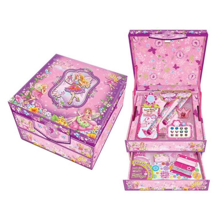 Pecoware, zestaw w pudełku z szufladkami, wróżki