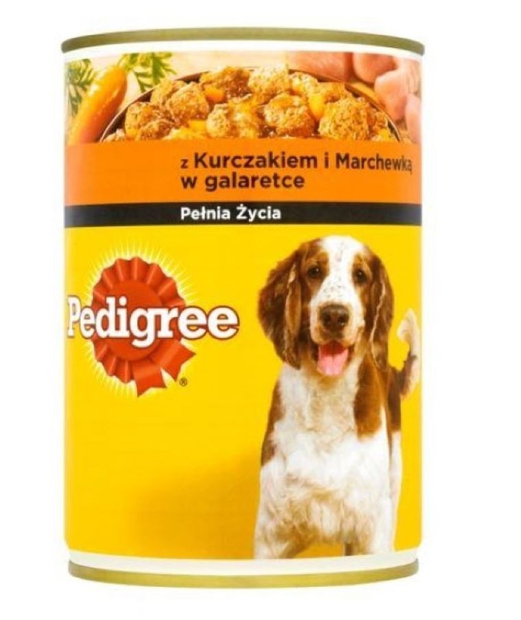 Pedigree, karma mokra dla psa, kurczak z marchewką, 400g