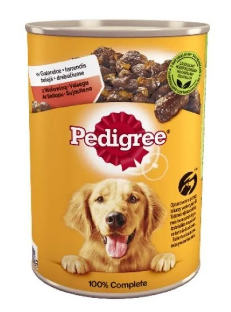 Pedigree, karma mokra dla psa, wołowina w galaretce, 400g
