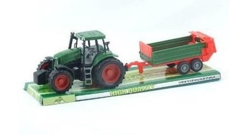 Pegaz Toys, traktor z przyczepą, rozrzutnik