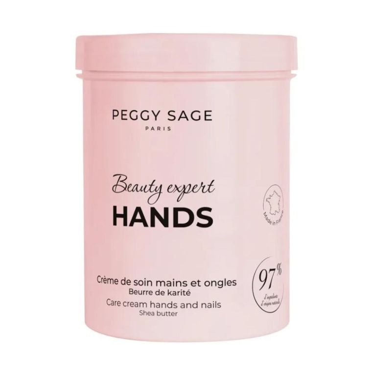 Peggy Sage, Beauty Expert Hands, ochronny krem do rąk i paznokci z masłem shea, 300 ml