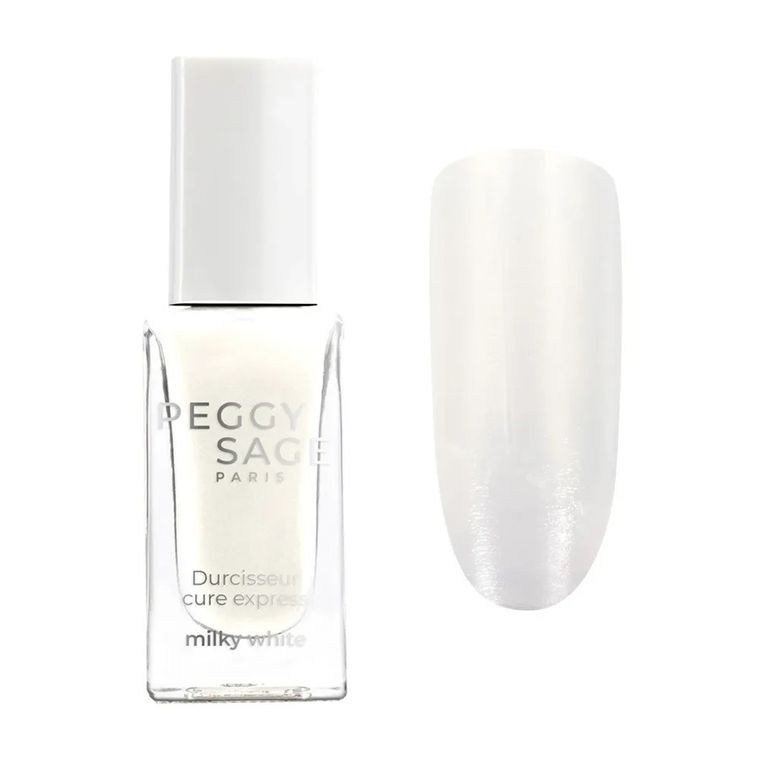 Peggy Sage, ekspresowa odżywka do paznokci, Milky White, 11 ml