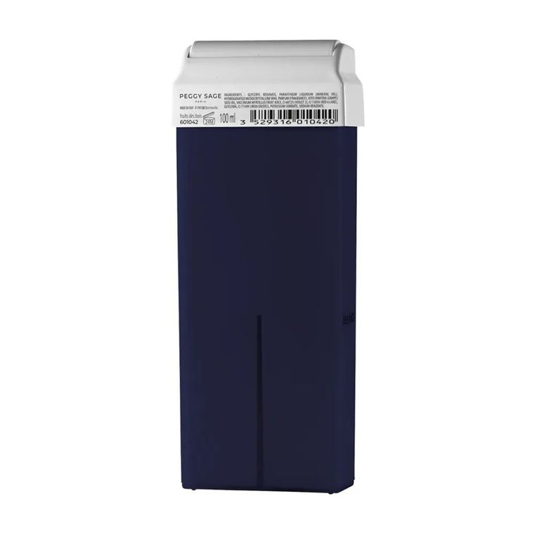 Peggy Sage, Fat-Soluble Warm Depilatory Wax Vert, wkład wosku do depilacji, Owoce leśne, 100 ml