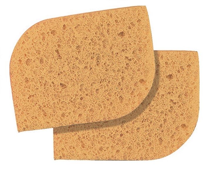 Peggy Sage, Natural Cleasing Sponge, naturalna gąbka do demakijażu, 2 szt.