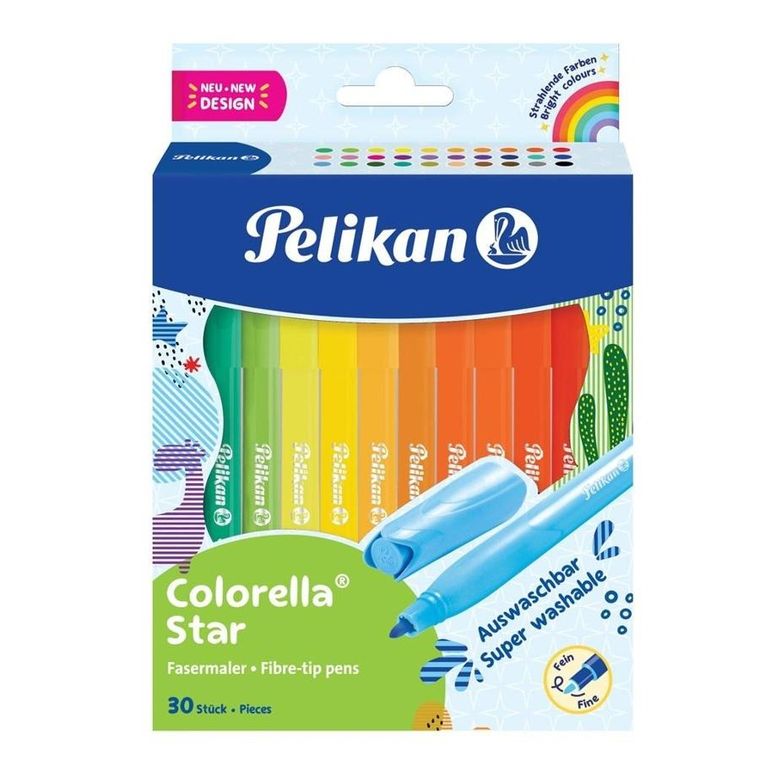 Pelikan, Colorella Star, flamastry, 30 kolory