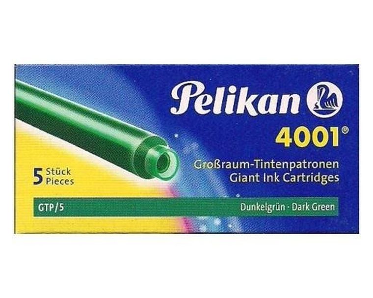 Pelikan, naboje do piór długie GTP/5, zielone