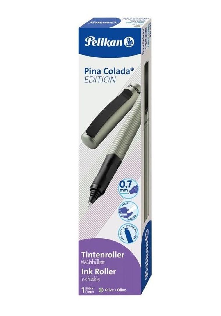 Pelikan, pióro kulkowe, Pina Colada, oliwkowy metalik