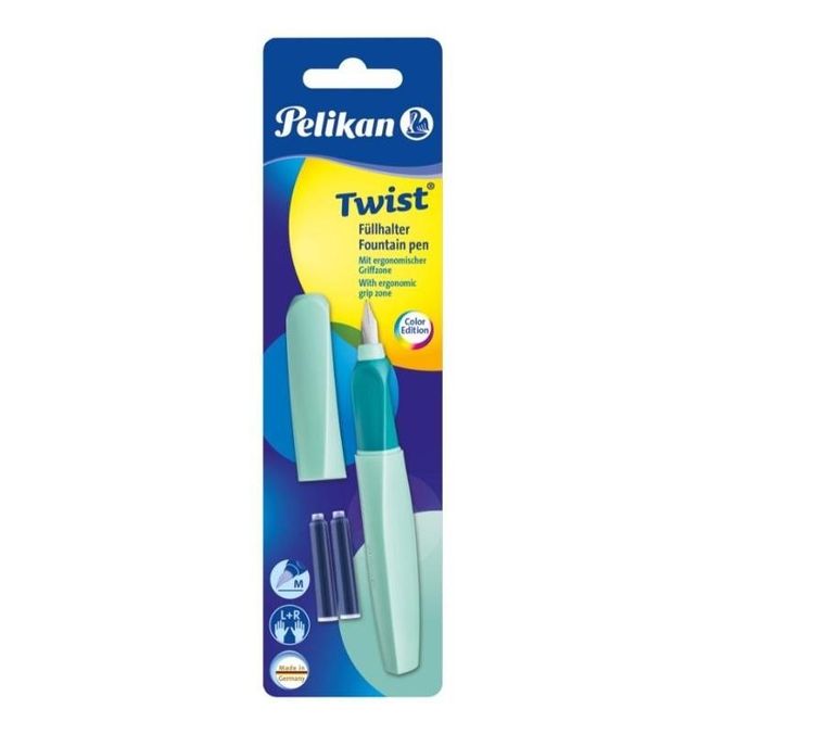 Pelikan, pióro wieczne, Twist Neo Mint, 2 naboje