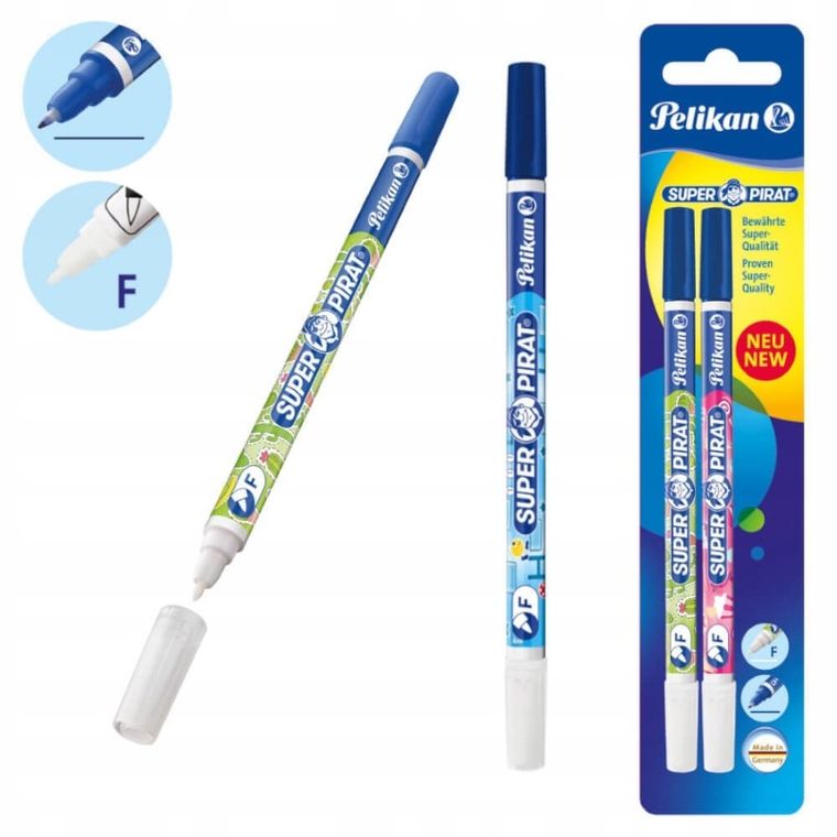 Pelikan, Super Pirat, korektor do piór, 850F, 2 szt.