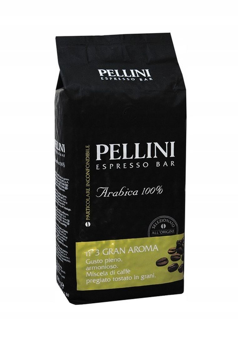 Pellini, Gran Aroma, 100% Arabica, kawa zairnista, 1 kg