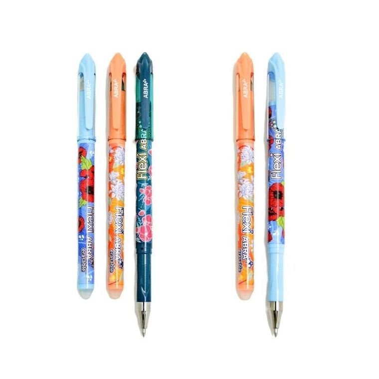 Penmate, Flexi Abra Floral, długopis wymazywalny, 3 szt. + 2 gratis