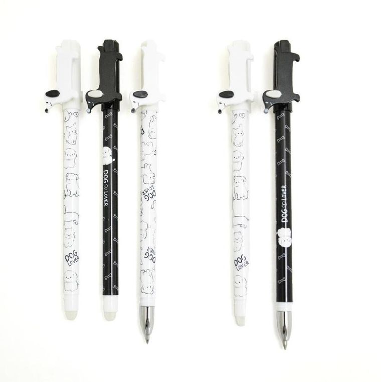 Penmate, Flexi Abra Kolori, długopis wymazywalny, Dog Lover, 3 szt. + 2 gratis