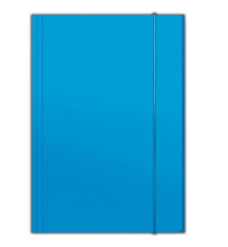 Penmate, Plus Top, teczka A4 z gumką, błękitna, 1 szt.