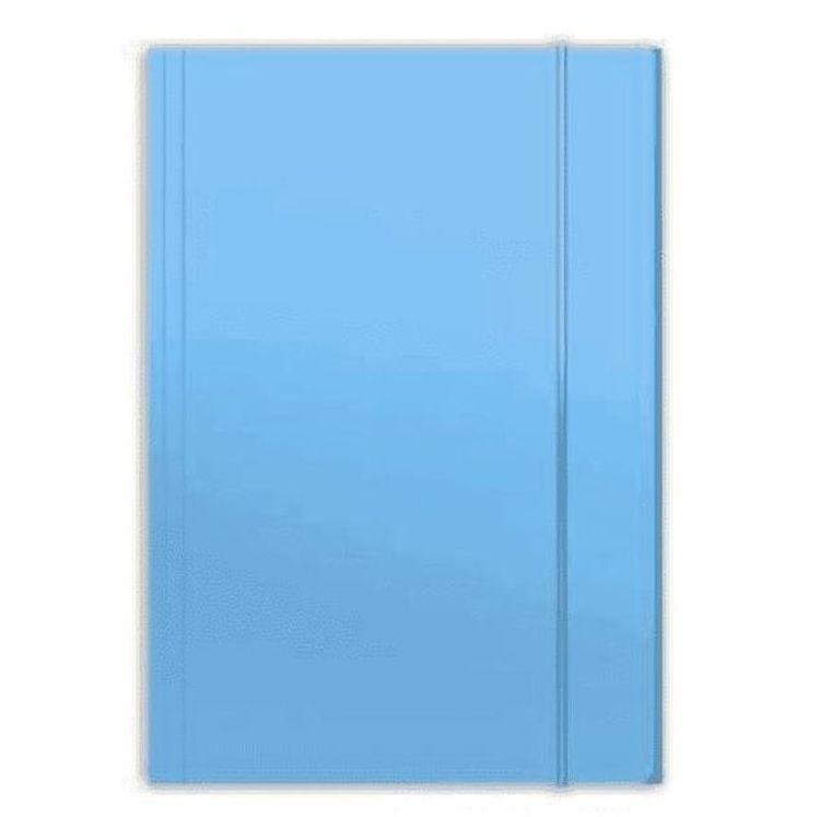 Penmate, Plus Top, teczka A4 z gumką, niebieska pastelowa, 1 szt.