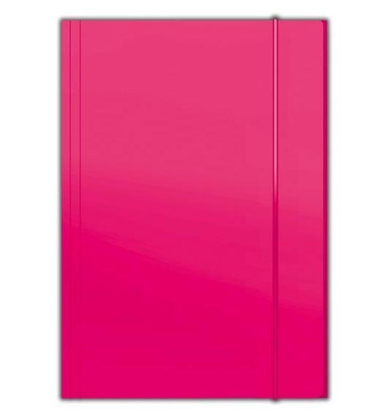 Penmate, Plus Top, teczka A4 z gumką, różowa, 1 szt.