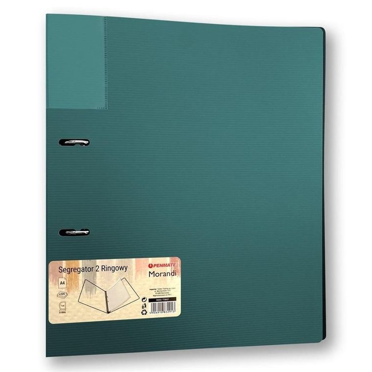 Penmate, segregator A4, 2 ringi, 35 mm, morandi niebiesko-szary