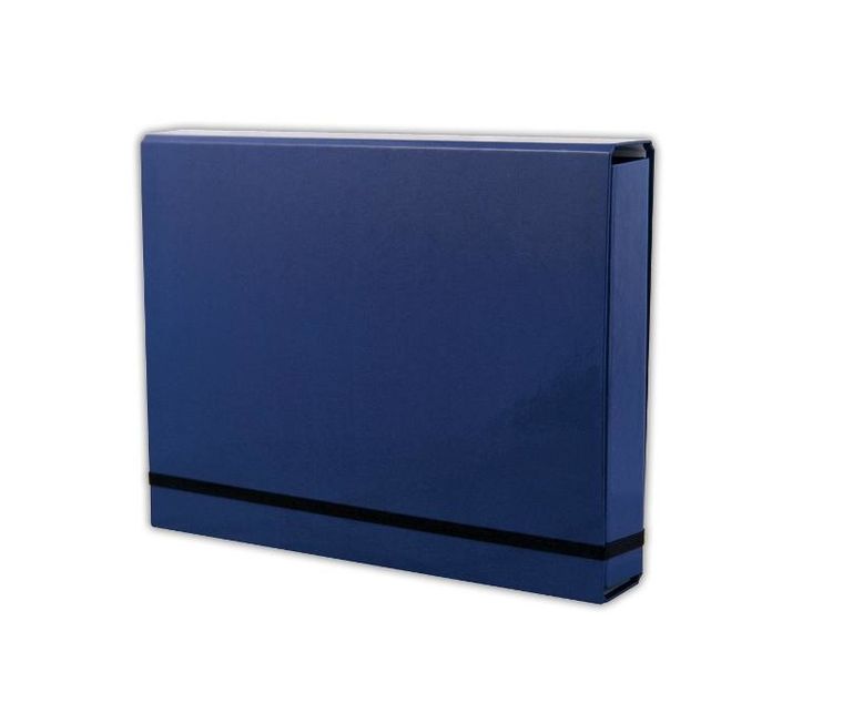 Penmate, teczka A4 na gumkę, ciemnoniebieska, 1 szt.