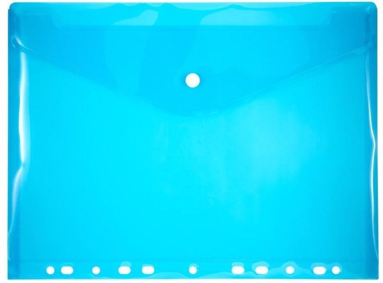 Penmate, teczka A4 z europerforacją, niebieska, 1 szt.