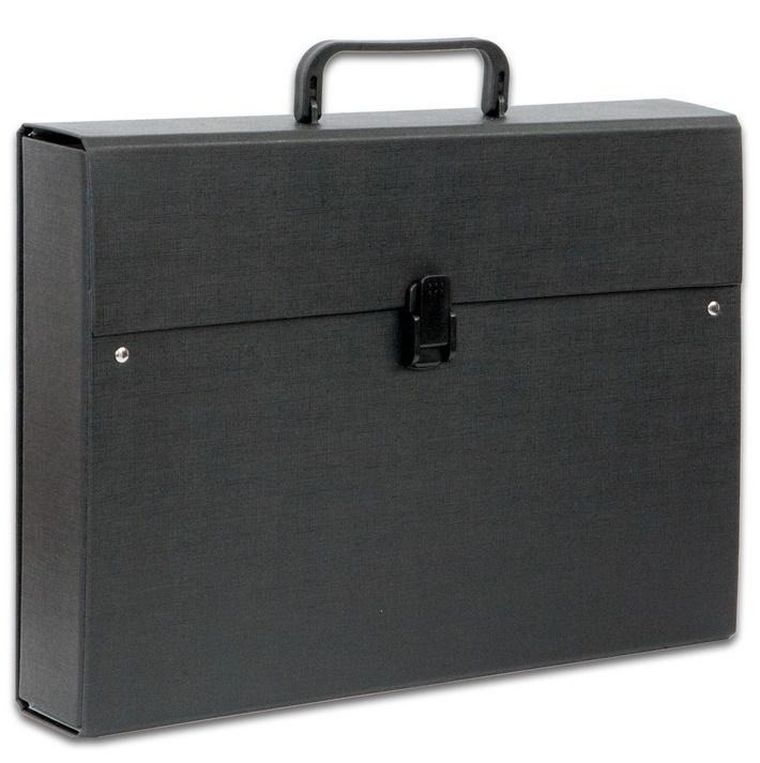 Penmate, teczka A4 z rączką maxi plus, czarna, 1 szt.