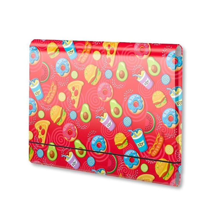 Penmate, teczka łamana, A4, fast food, 1 szt.