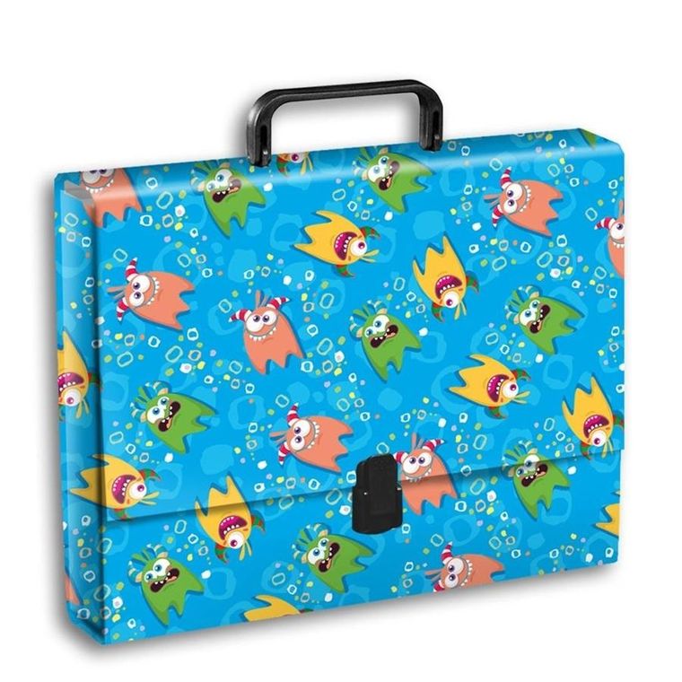 Penmate, teczka z rączką, A4, monster, 1 szt.