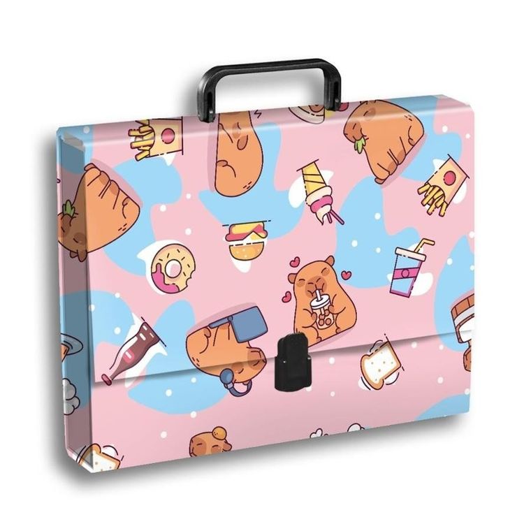 Penmate, teczka z rączką, A4, nierysująca, kapibara food