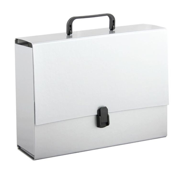 Penmate, teczka z rączką, A4, srebrna, 1 szt.