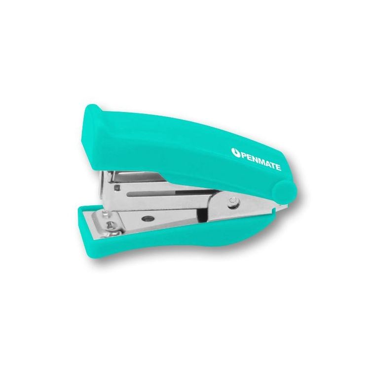 Penmate, zszywacz mini, zielono-niebieski