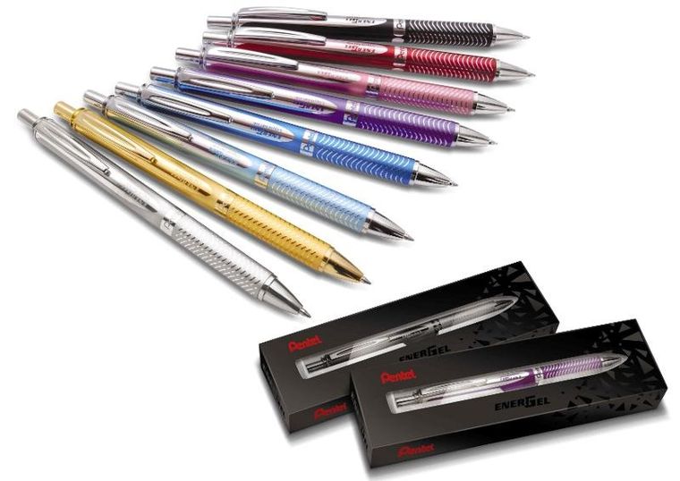 Pentel, eleganckie pióro kulkowe w etui, EnerGel, 0,7 mm