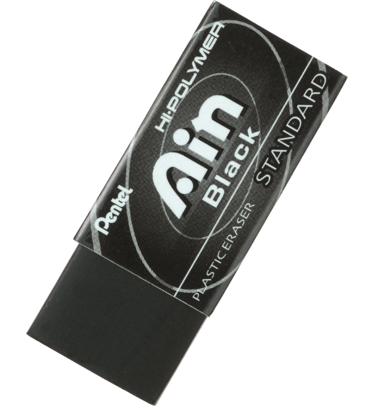 Pentel, gumka ołówkowa, czarna