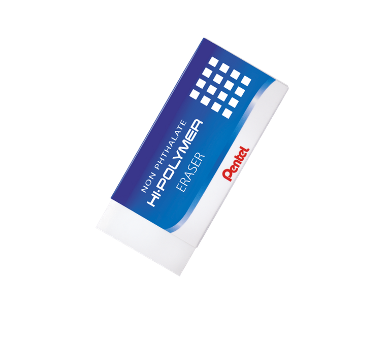 Pentel, gumka ołówkowa, mała, biała