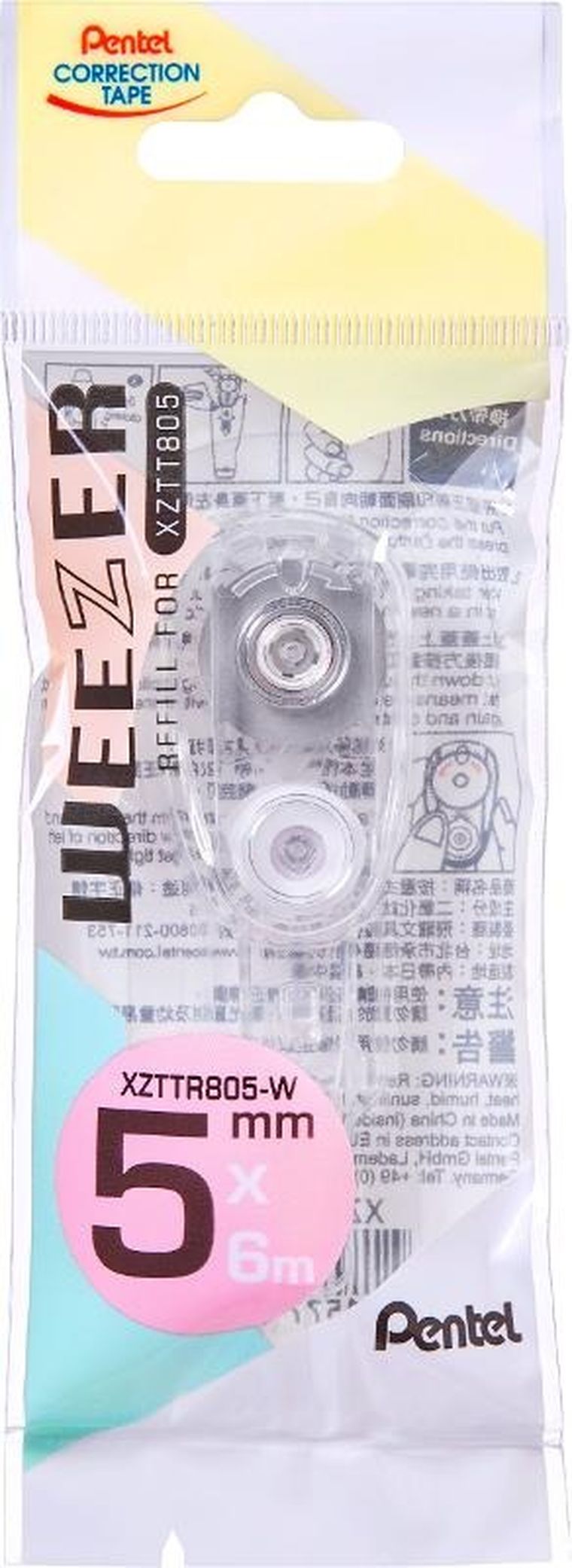 Pentel, wkład do korektora w taśmie, 1 szt.