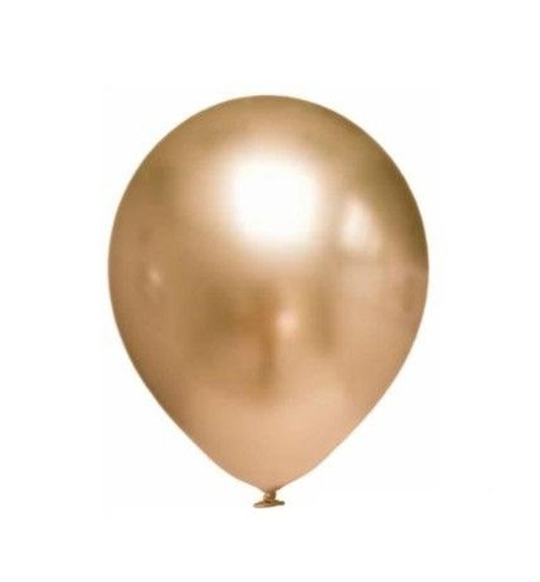 Penword, balony chromowane, złote, 30,5 cm, 10 szt.