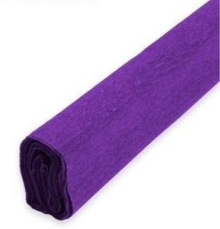 Penword, bibuła marszczona, ciemnofioletowa, 50-200 cm, 10 szt.