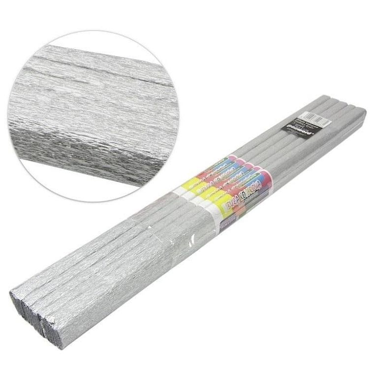 Penword, bibuła marszczona, srebrna, 50-200 cm, 5 szt.