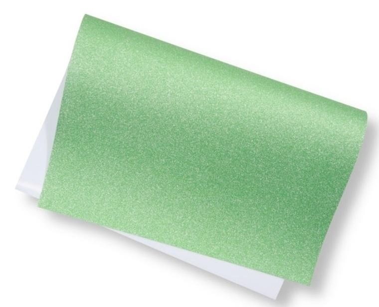 Penword, brystol brokatowy, 200g, zielony, 40-60 cm, 5 arkuszy