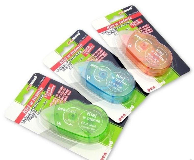 Penword, klej w taśmie, 8 mmx8 m