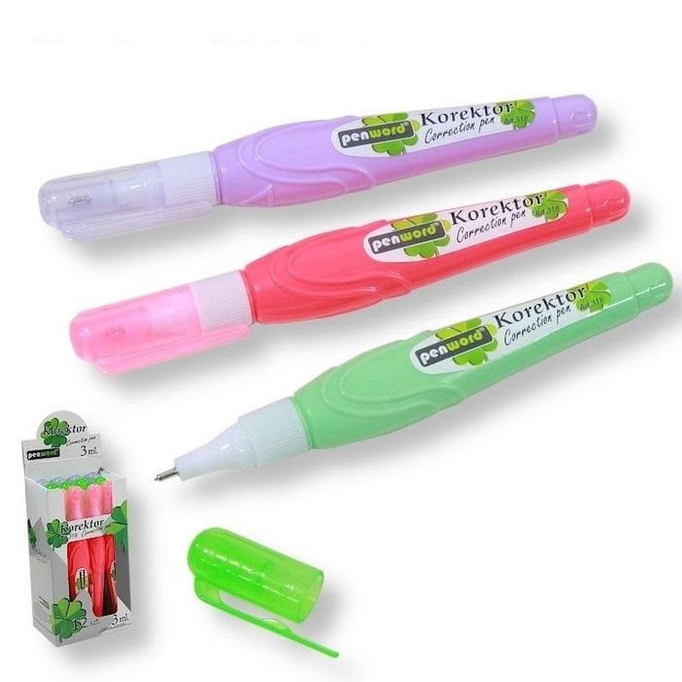 Penword, korektor, 3 ml, 12 szt.