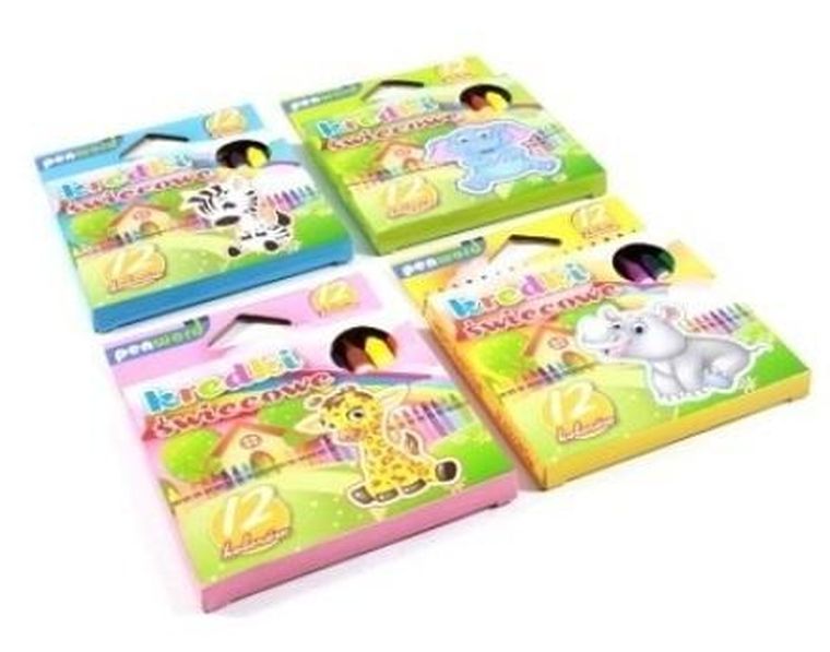 Penword, kredki świecowe, 12 kolorów