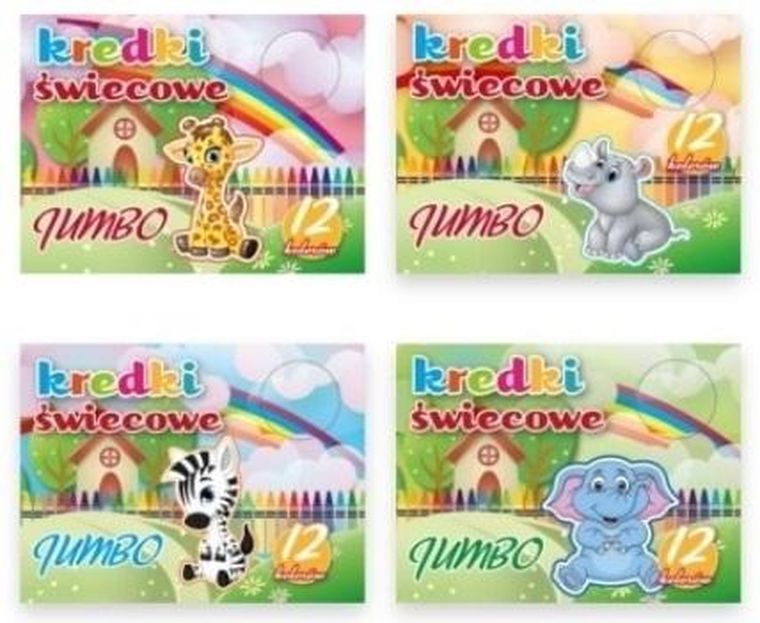 Penword, kredki świecowe, 12 kolorów